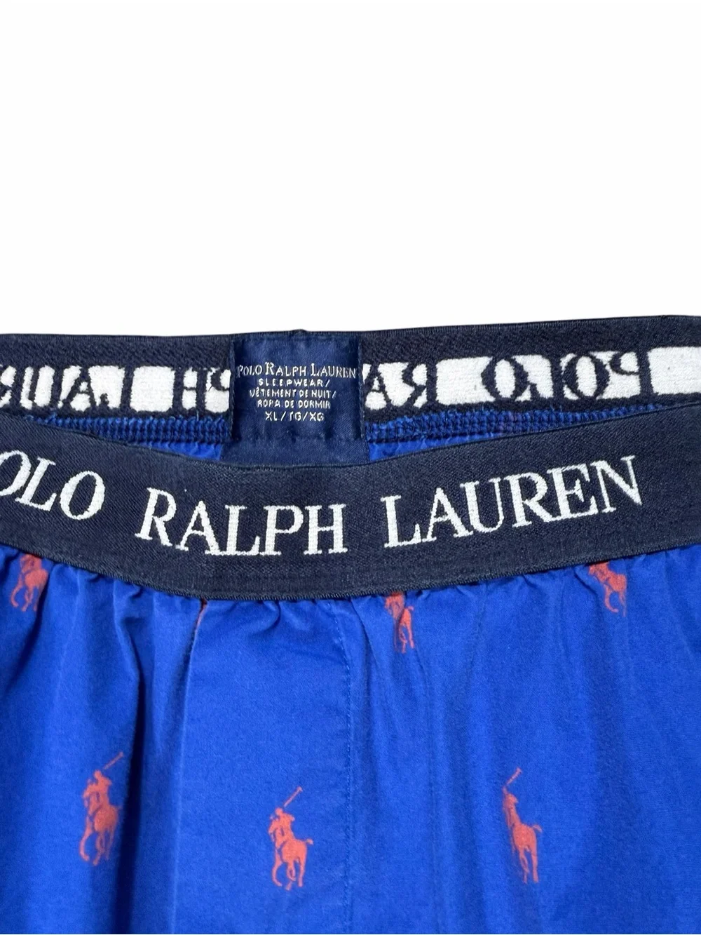 Ralph Lauren Men's Pajama Pants With Logo And Pockets 2 Pairs Of XL